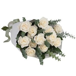 white roses delivery