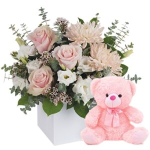 pink bouquet flowers