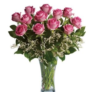 pink roses delivery