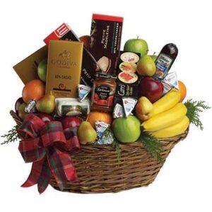 fruit and chocolate basket